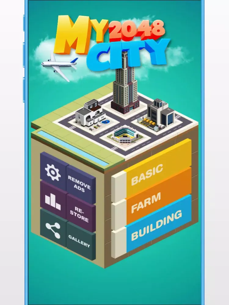 Capturas de tela do My 2048 City - Build Town iPad 