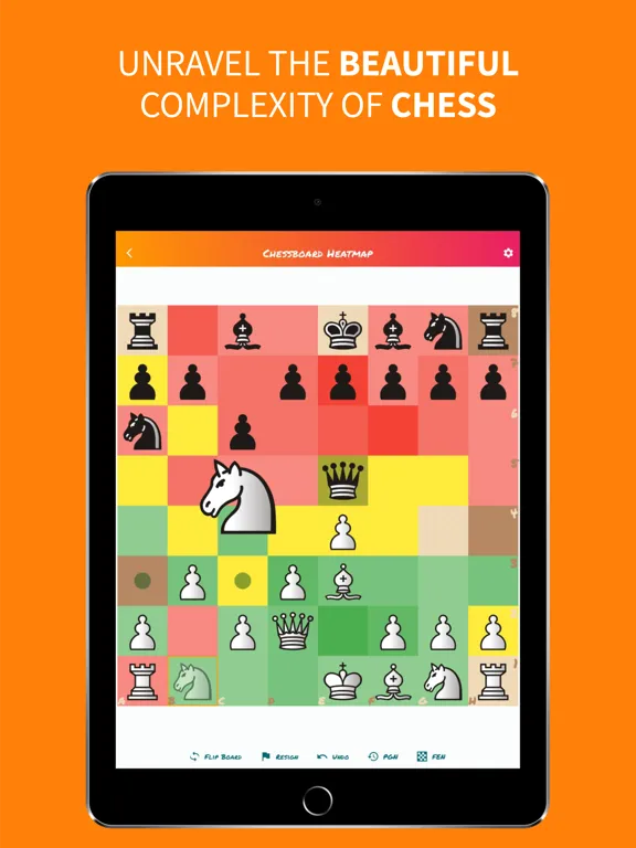 Chess Heat Map Analysis iPad  Ekran Görüntüleri