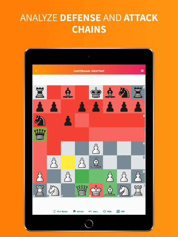 Chess Heat Map Analysis iPad  Ekran Görüntüleri