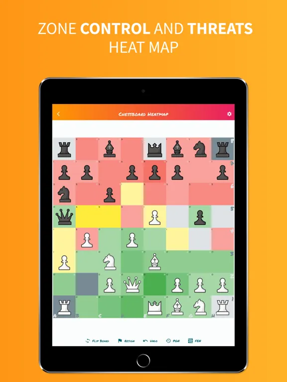 Chess Heat Map Analysis iPad  Ekran Görüntüleri