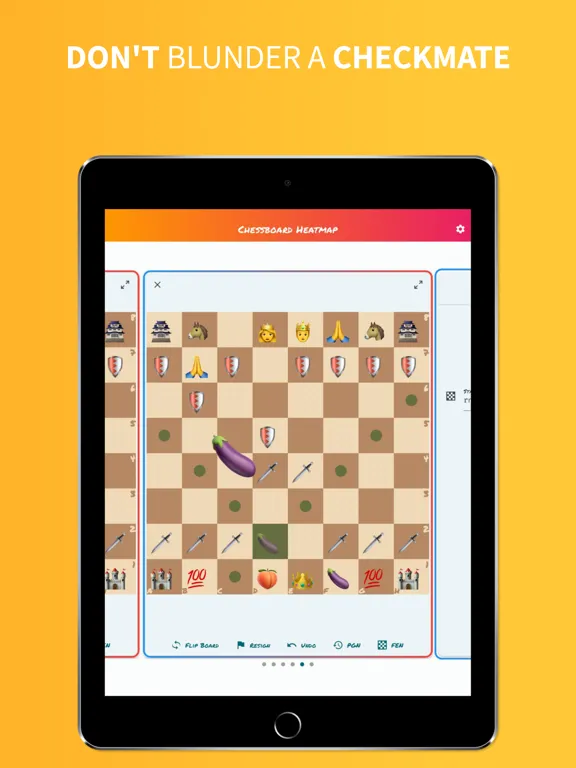 Chess Heat Map Analysis iPad  Ekran Görüntüleri