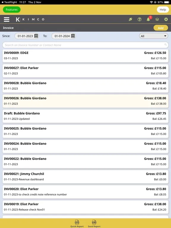 KIMCO SMB iPad  স্ক্রিনশট