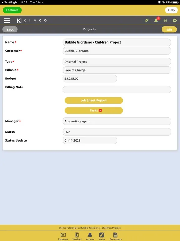 KIMCO SMB iPad  স্ক্রিনশট