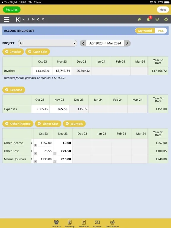 KIMCO SMB iPad  স্ক্রিনশট
