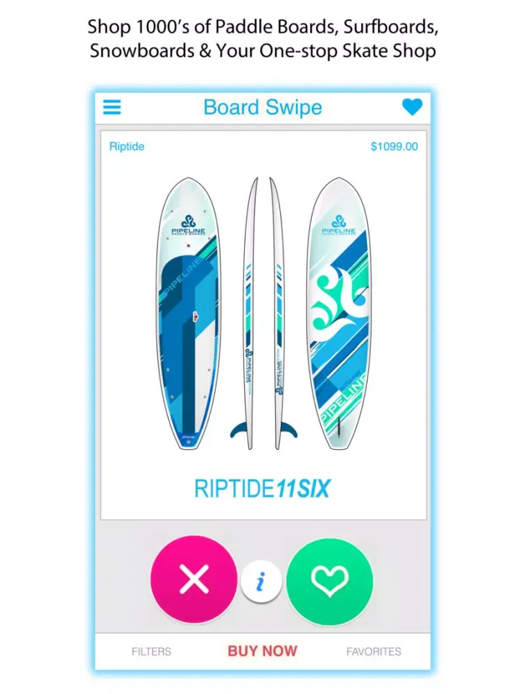 Capturas de tela do Board Swipe - Shop for Skate, Surf & Wake Products iPad 