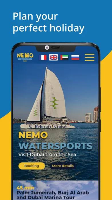 Capturas de tela do Dubai Boat Tours