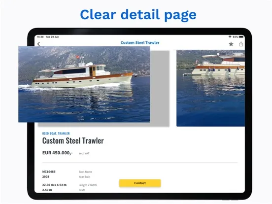 ภาพหน้าจอของ Boat24 - Boats for Sale iPad 