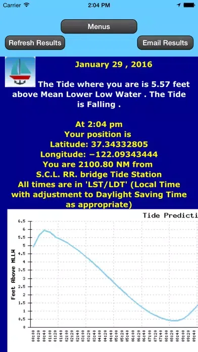 Zrzuty ekranu West Cst Tides Date and Locatn