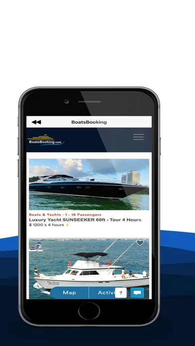 Скриншоты Boats Booking - Boat Rentals