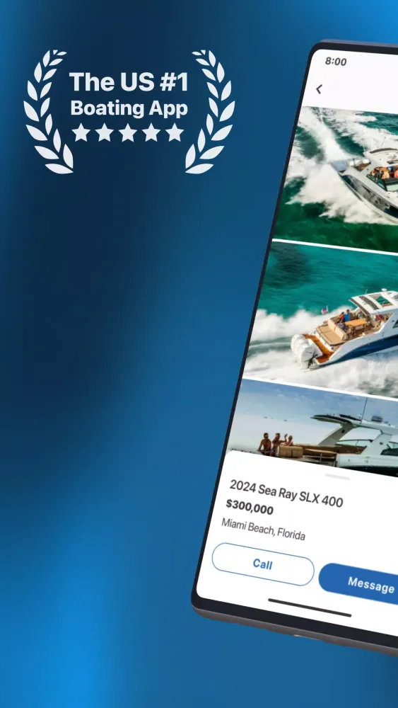 Capturas de tela do Boat Trader