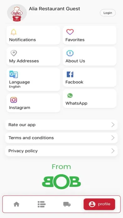 Alia Restaurant Screenshots