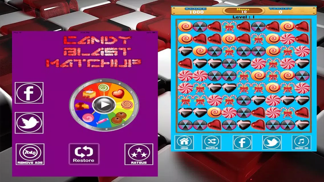 Candy Blast MatchUp سکرین شاٹس