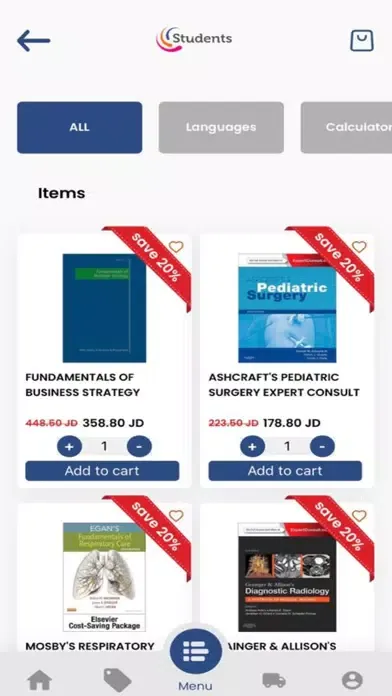 StudentsBookShop Ekran Görüntüleri