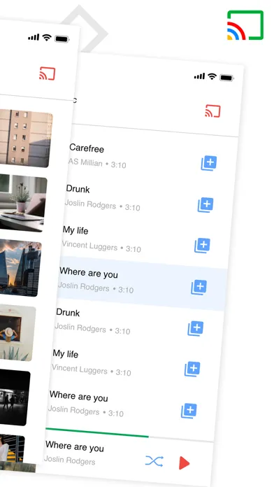 تصاویر Cast for chromecast app home