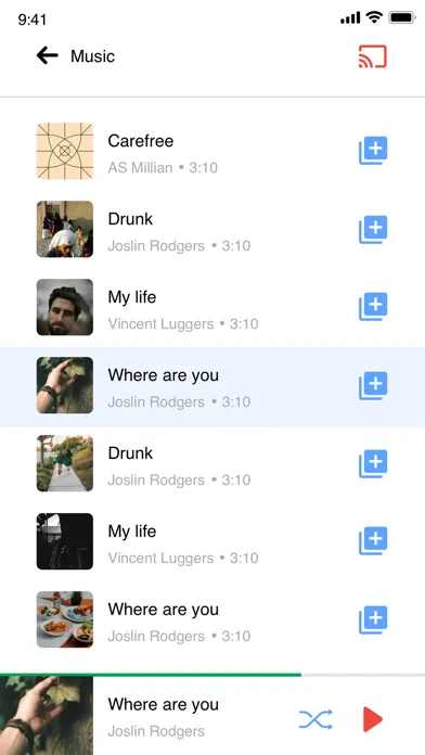 تصاویر Cast for chromecast app home