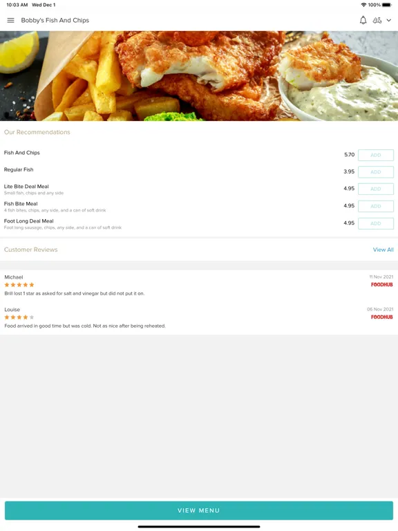 Zrzuty ekranu Bobby's Chippy iPad 