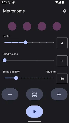 Скриншоты Metronome