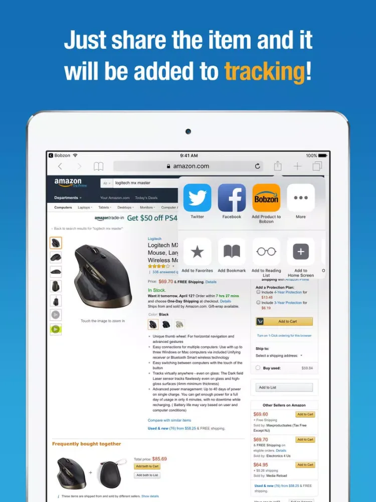 Bobzon for Amazon iPad  स्क्रीनशॉट