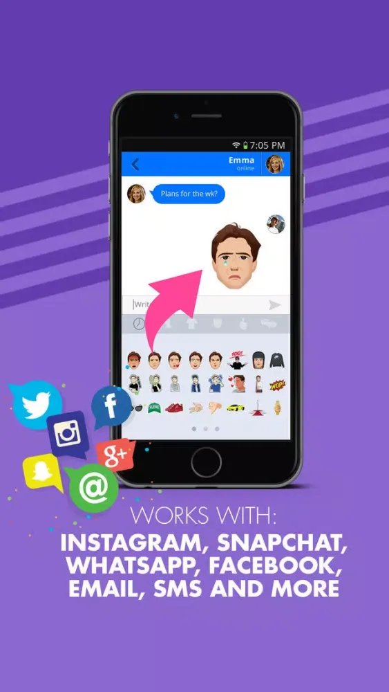 تصاویر Lil Kleine Emojis Keyboard