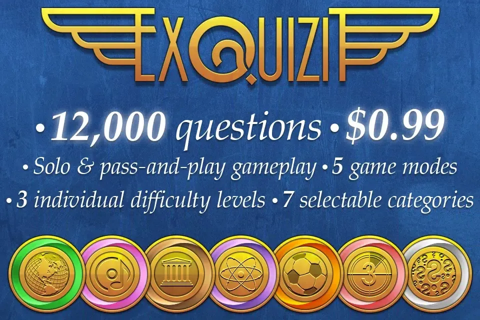 Zrzuty ekranu ExQuizit - The World's Biggest Quiz