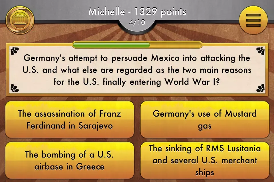 Zrzuty ekranu ExQuizit - The World's Biggest Quiz