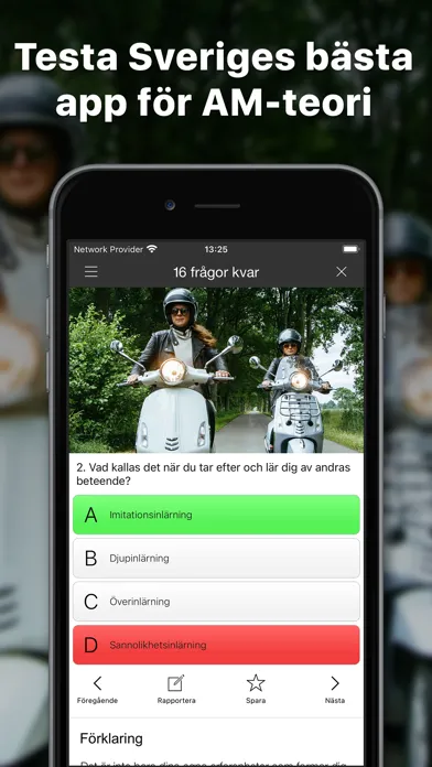 iKörkort Moped Lite スクリーンショット
