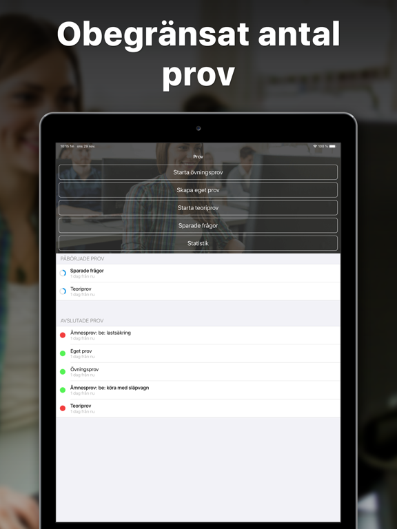 Скриншоты iKörkort BE iPad 