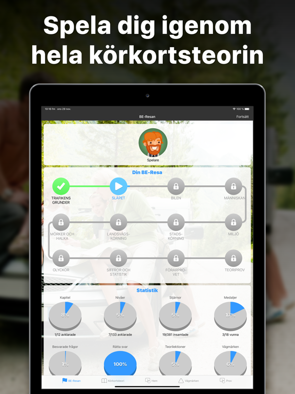 Скриншоты iKörkort BE iPad 