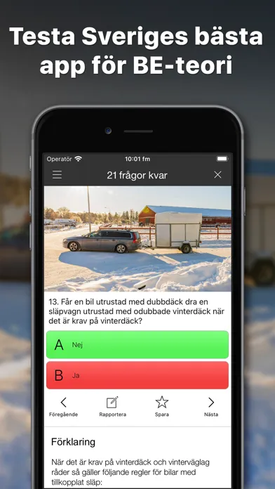 iKörkort BE Lite应用截图