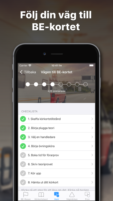 Zrzuty ekranu iKörkort BE Lite