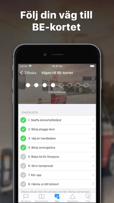 iKörkort BE Lite应用截图