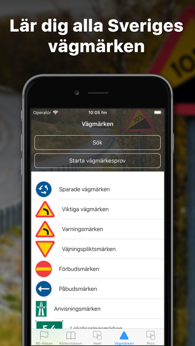 Zrzuty ekranu iKörkort BE Lite