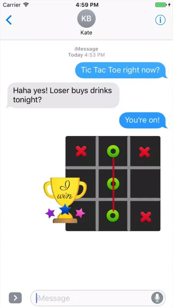 تصاویر Tic Tac Toe Stickers - Pro Pack