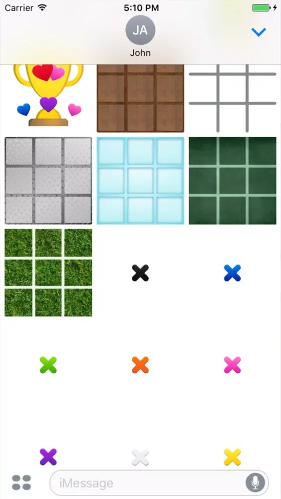 تصاویر Tic Tac Toe Stickers - Pro Pack