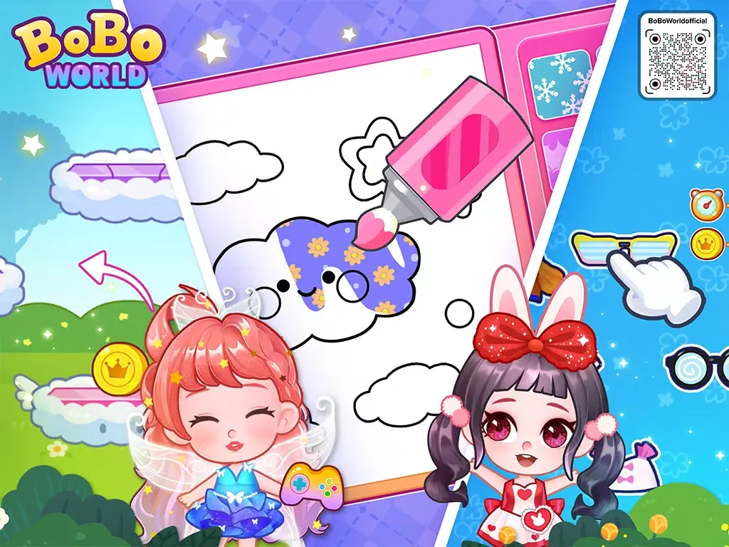 Ảnh chụp màn hình của BoBo Magic princess Hatch-kids