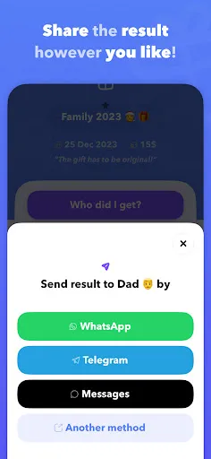 Zrzuty ekranu Secret Santa 22: Gift exchange