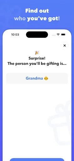 Zrzuty ekranu Secret Santa 22: Gift exchange