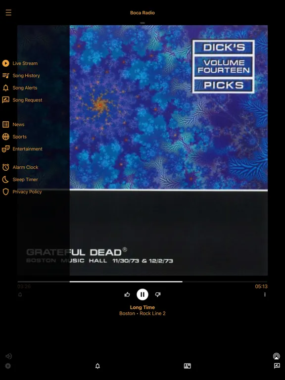 Скриншоты Boca Radio iPad 