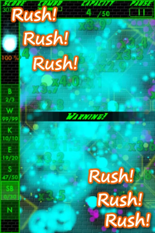 Tangkapan layar Rush!Rush!Rush!