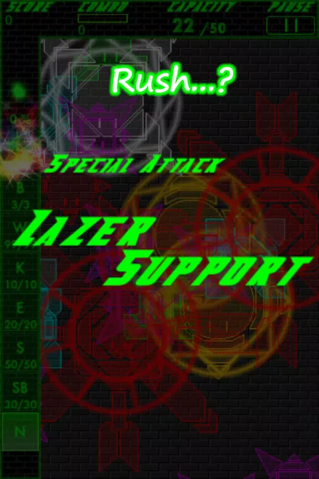 Tangkapan layar Rush!Rush!Rush!