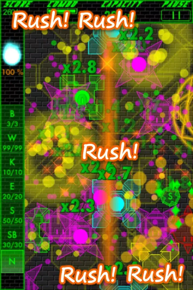 Tangkapan layar Rush!Rush!Rush!