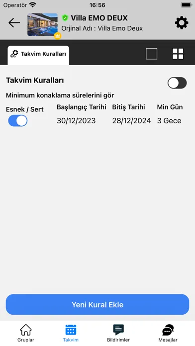Capturas de pantalla de Kiralama Takvimi