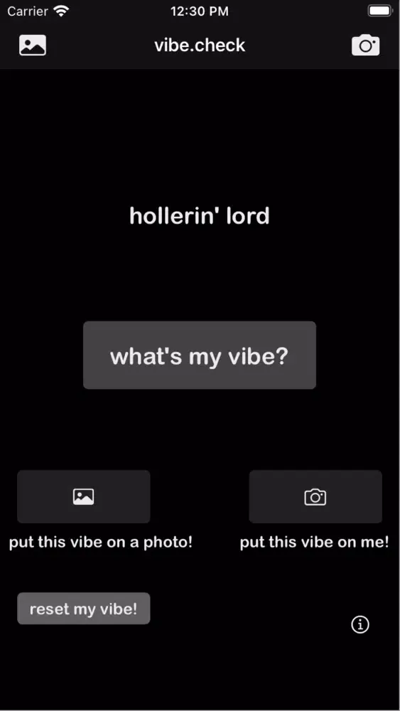vibe.check Screenshots