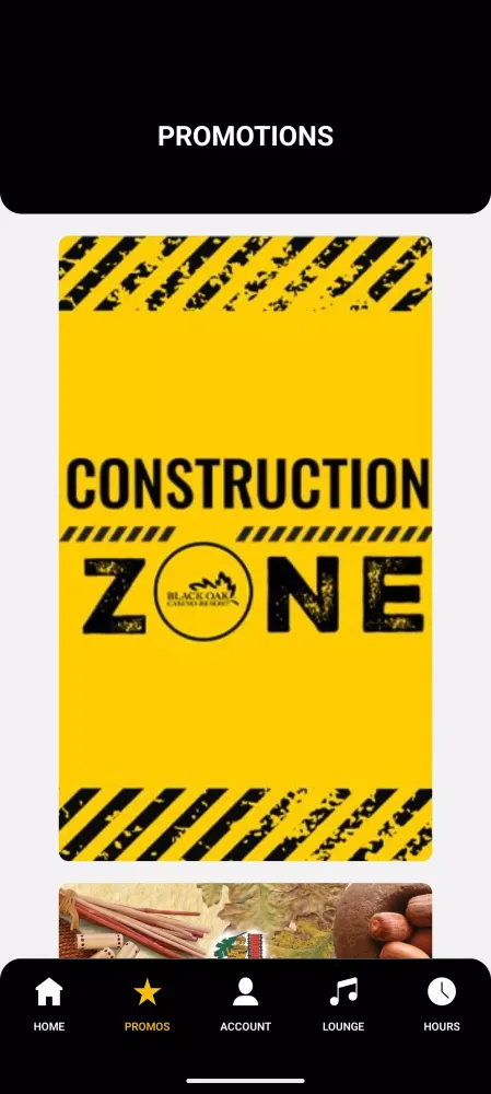 Black Oak Casino Resort App Screenshots