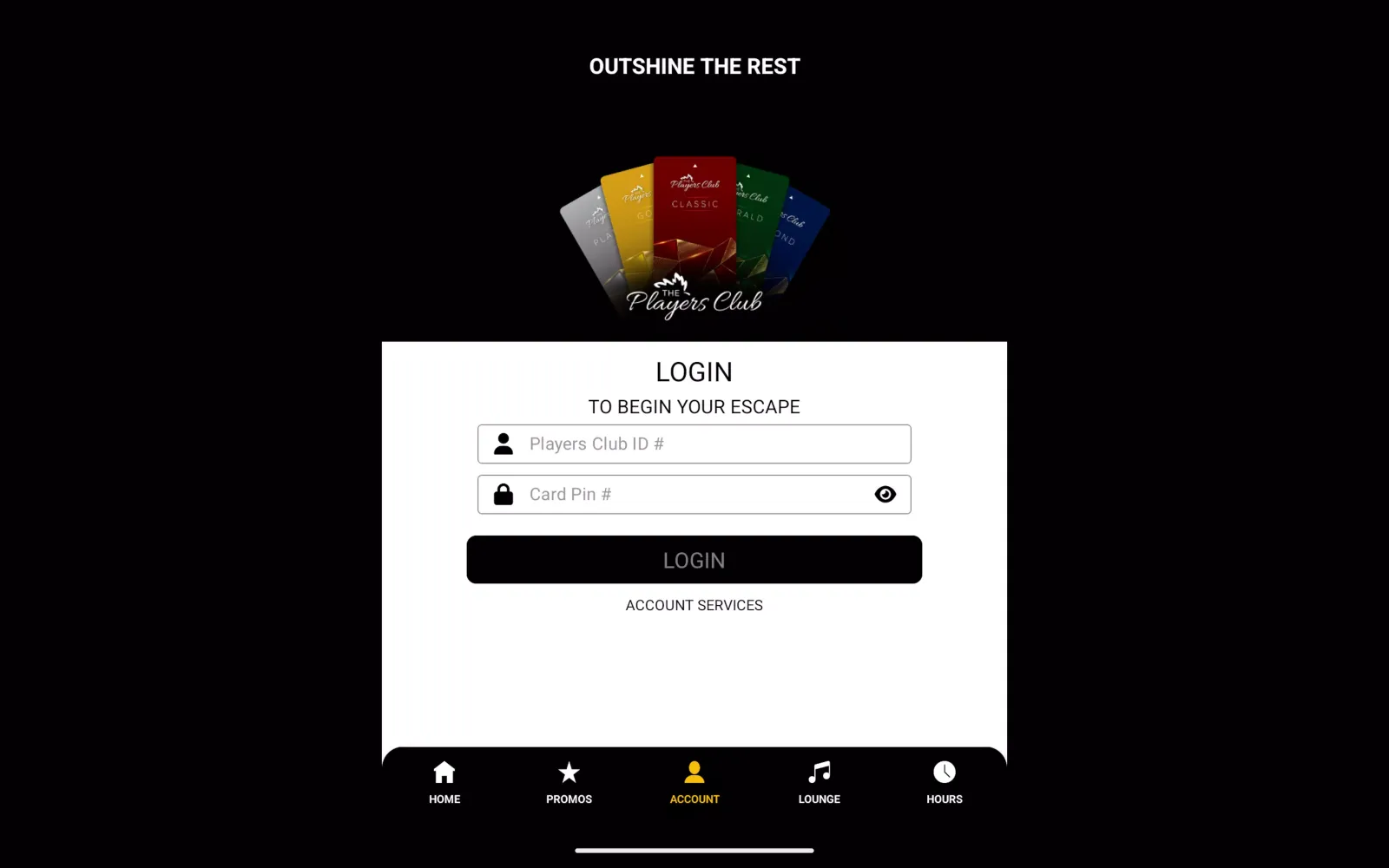 Black Oak Casino Resort App Screenshots