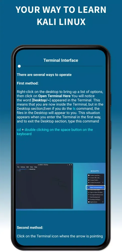 Screenshot di Kali Linux Tutorials