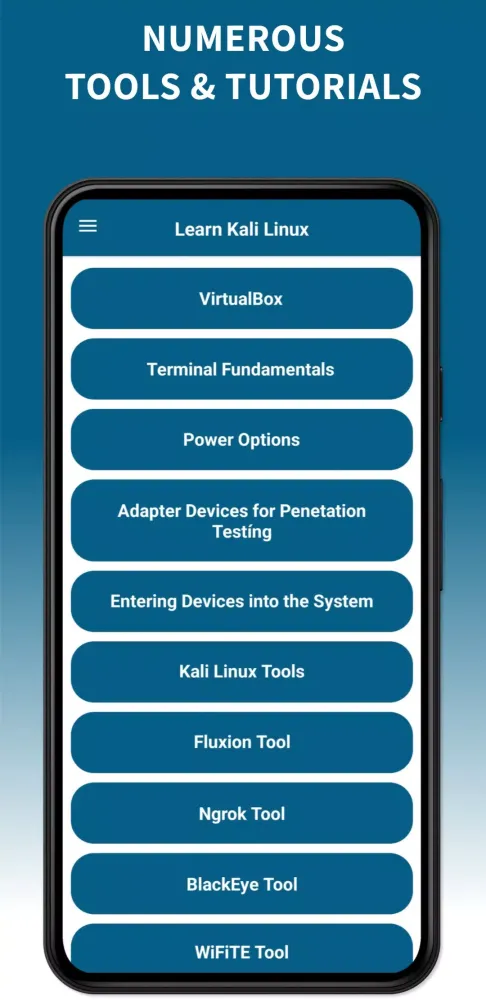 Screenshot di Kali Linux Tutorials
