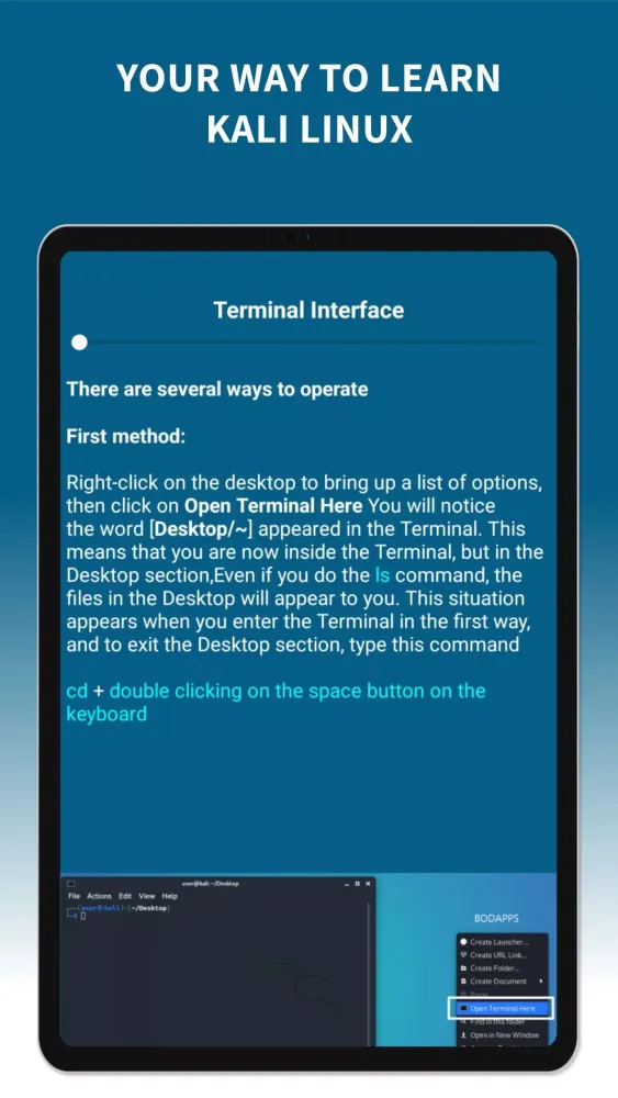 Screenshot di Kali Linux Tutorials