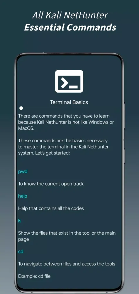 Kali NetHunter Tutorials应用截图