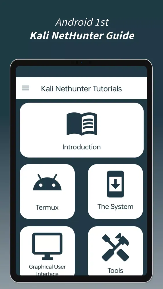Kali NetHunter Tutorials应用截图